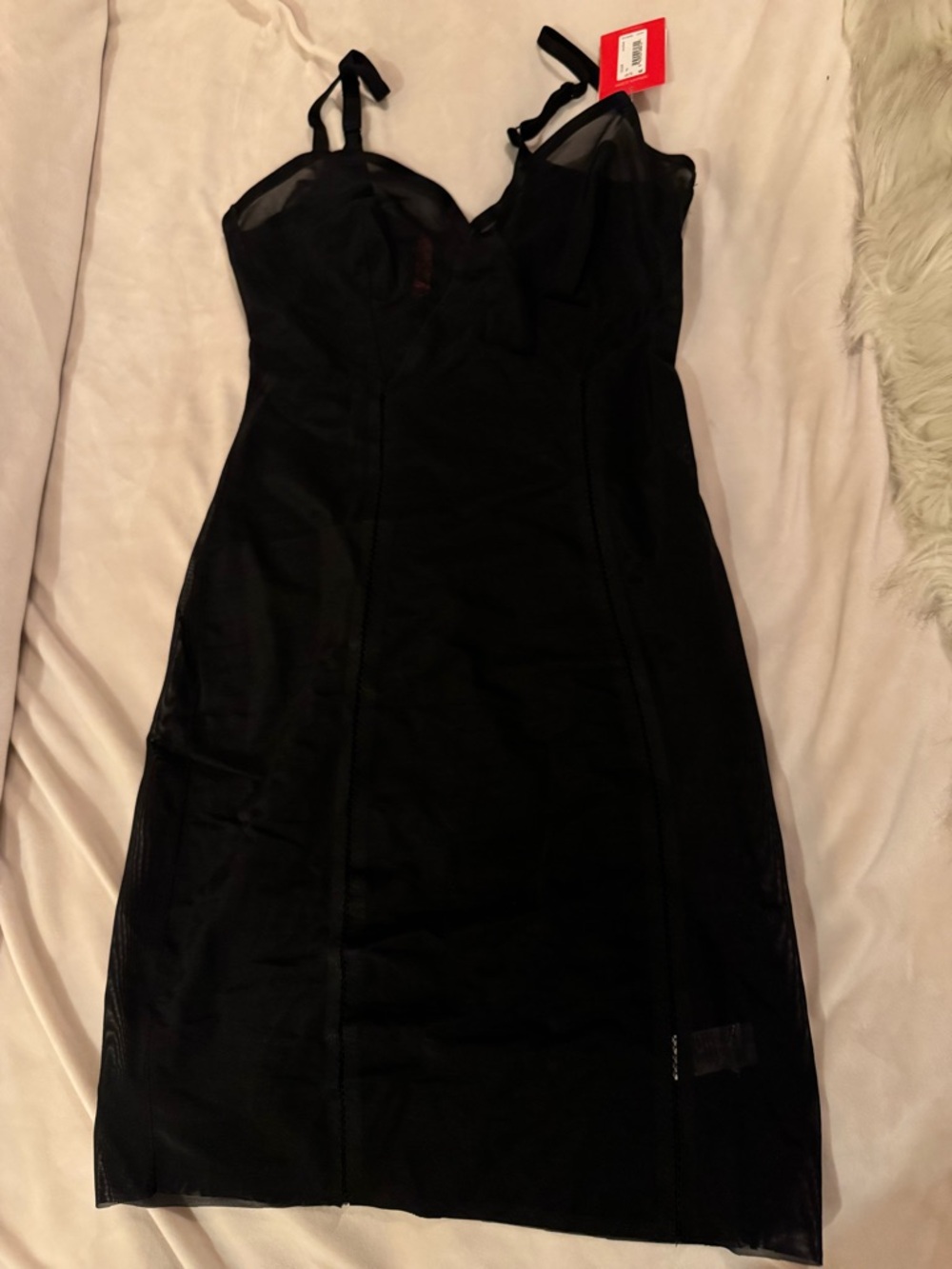 SPANX Black  Mesh Slip Dress